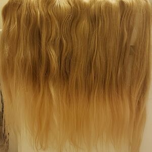 Bellami volume sew in weft Sombre dirty blonde/platinum 20" hair extension